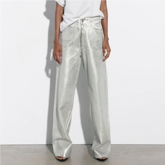Zara Denim - ZARA TRF WIDE LEG JEANS